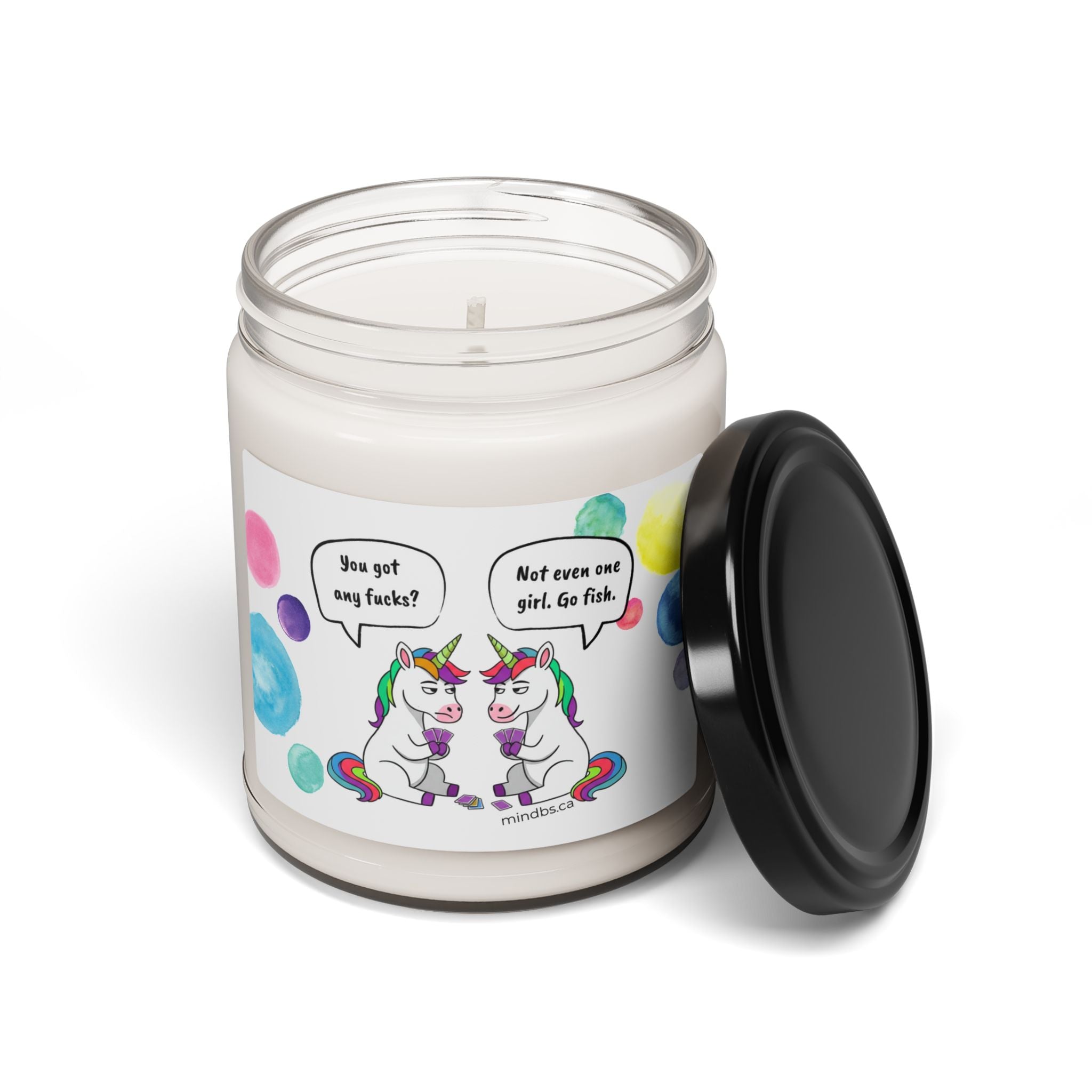 Playful Unicorn Scented Candle - Fun Home Decor, Gift for Friends, Relaxation, Birthday, or Just Because