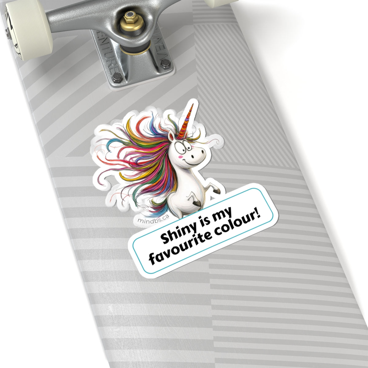 Shiny is my Favourite Colour, Colorful Unicorn Kiss-Cut Stickers, Fun Decoration, Laptop Stickers, Gift for Kids, Party Favors, Shiny is My Favourite Colour!