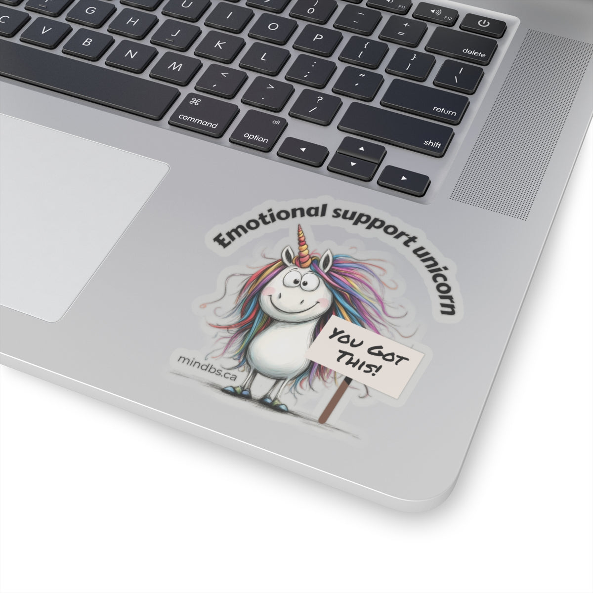 Emotional Support Unicorn Stickers | Cheerful Décor for Laptops, Water Bottles, Planners, Gifts