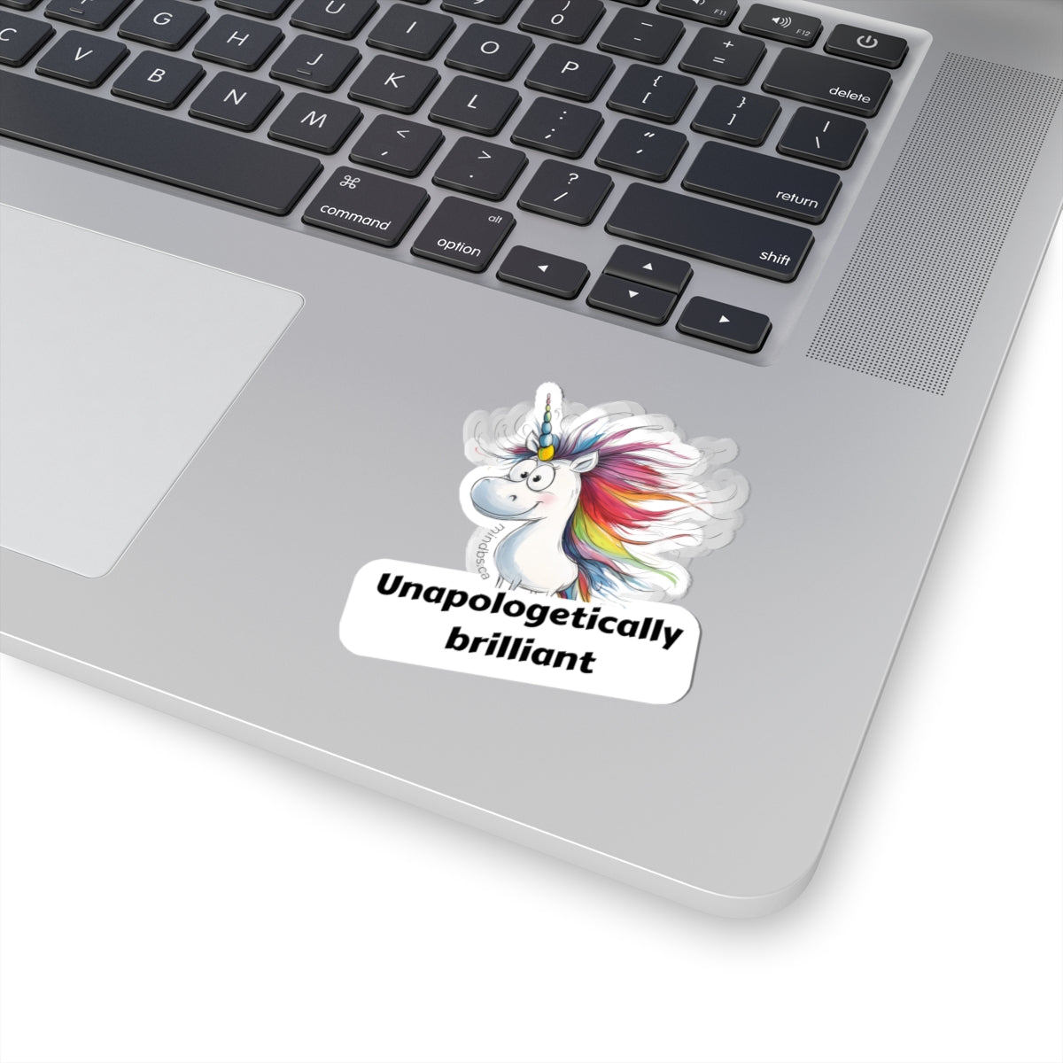 Unapologetically Brilliant, Colorful Unicorn Kiss-Cut Stickers | Unapologetically Brilliant | Fun Decor for Laptops, Water Bottles, Gift Ideas, Kids' Parties