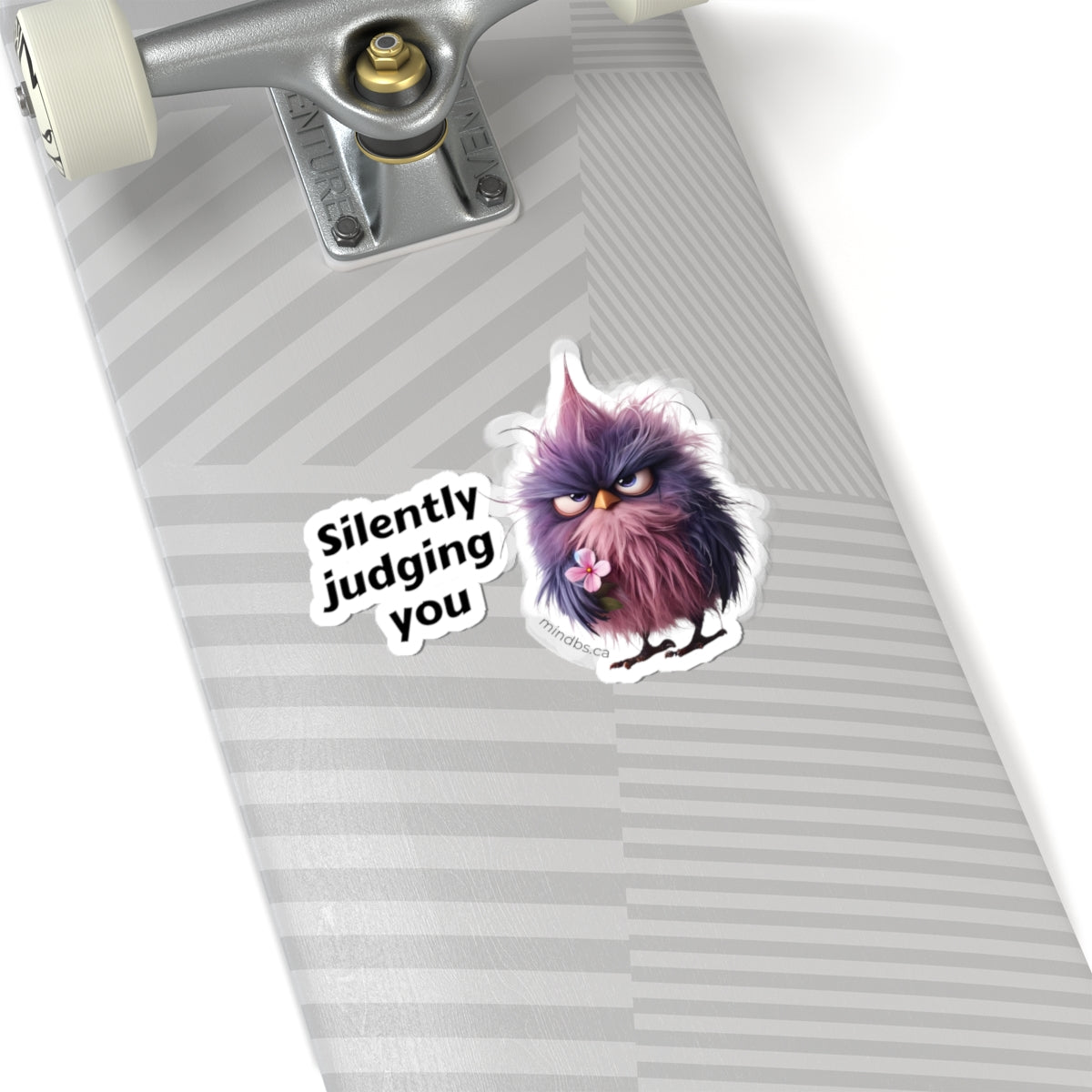 Silently judging you - Whimsical Bird Stickers, Fun Laptop Decals, Quirky Wall Decor, Party Favors, Creative Gift for Kids and Adults