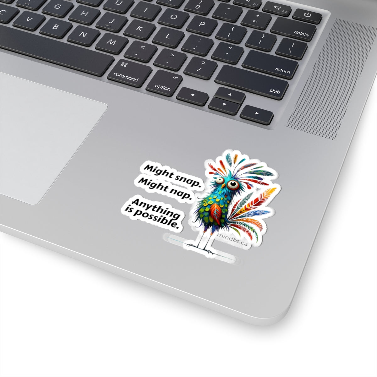 Colorful Animal Quote Stickers, Inspirational Laptop Decor, Fun Wall Art, Unique Gift for Friends, Cheerful Home Decor, Playful Nature Decor