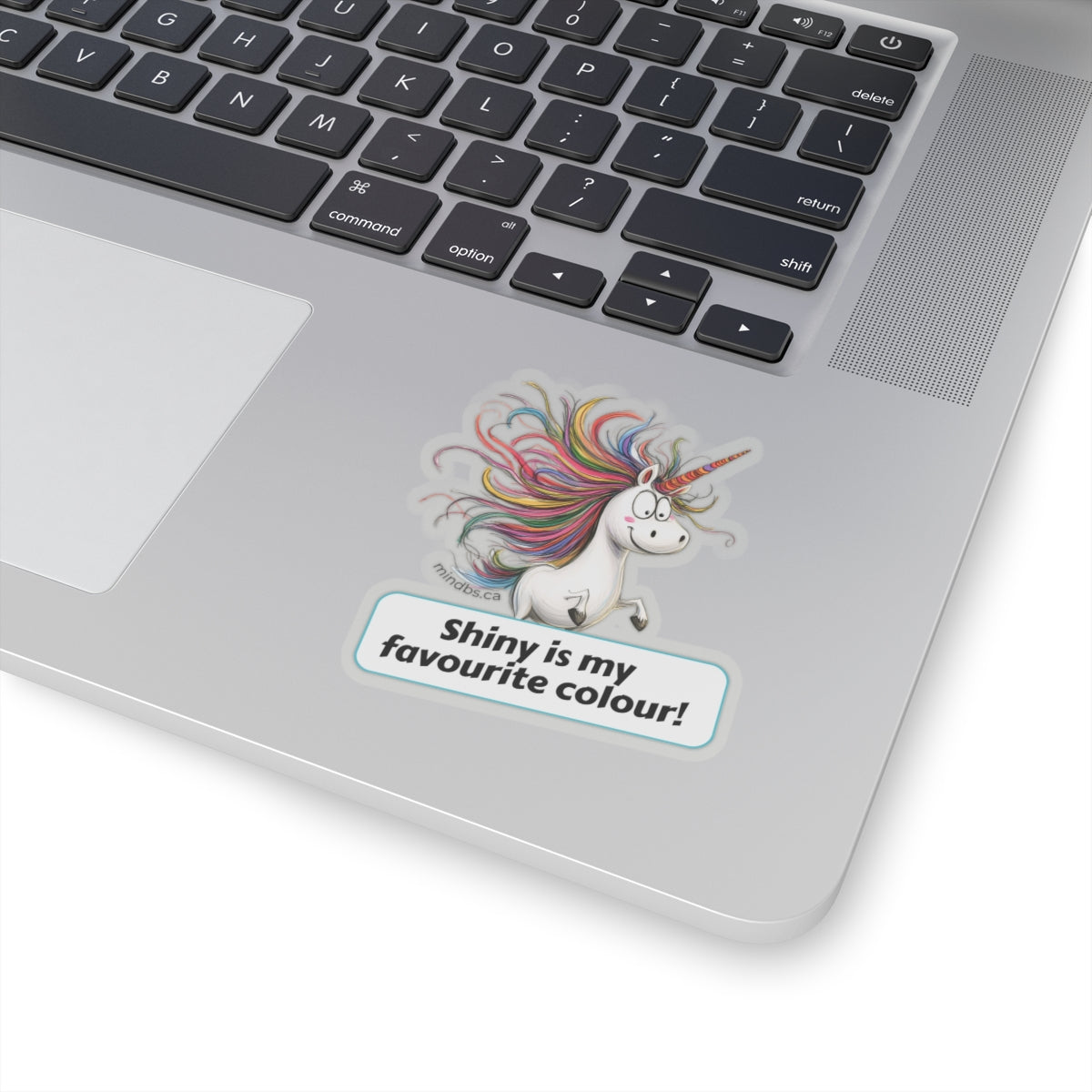 Shiny is my Favourite Colour, Colorful Unicorn Kiss-Cut Stickers, Fun Decoration, Laptop Stickers, Gift for Kids, Party Favors, Shiny is My Favourite Colour!