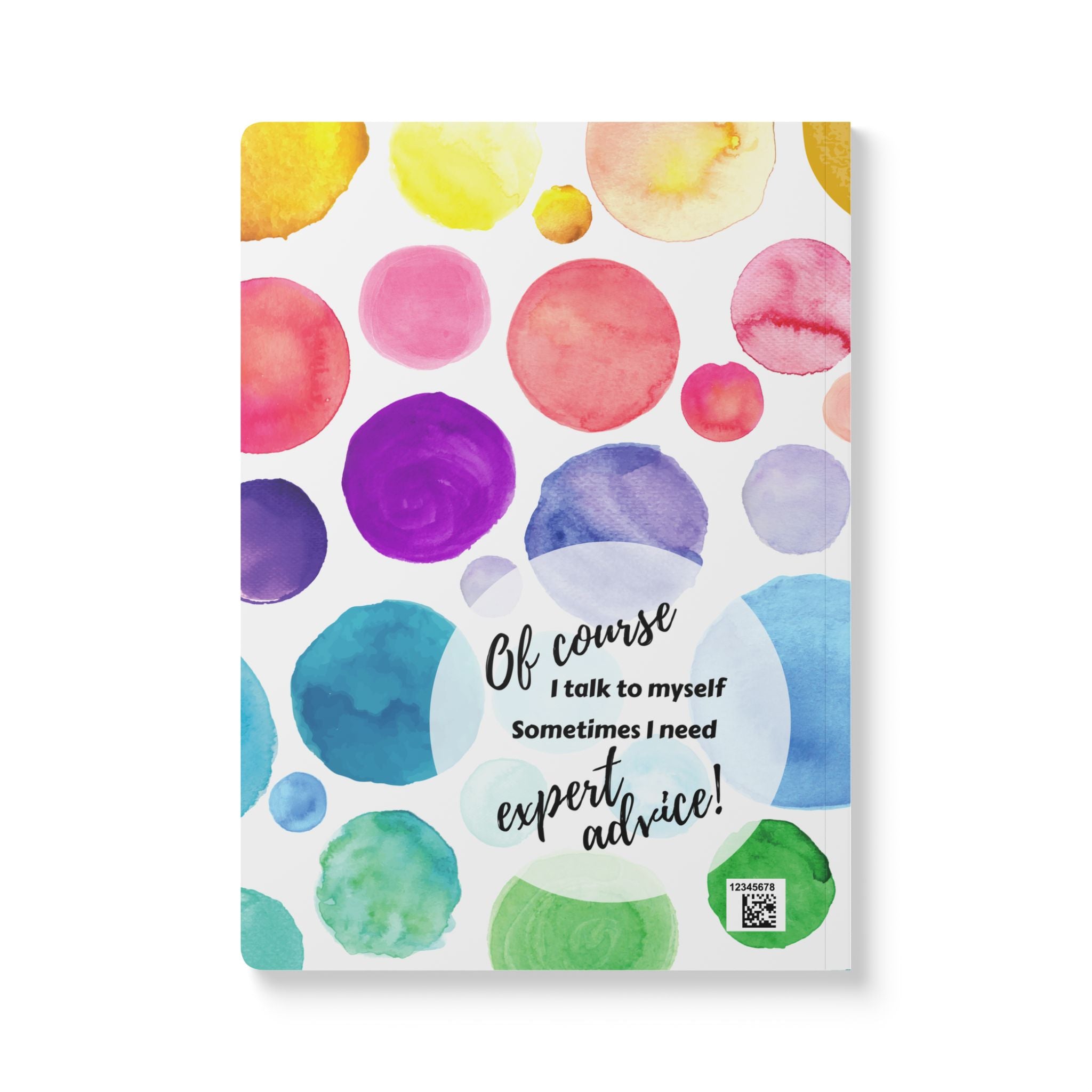 Fluffing Fabulous Unicorn Softcover Journal, Colorful Notebook, Perfect for Gifts, Note-taking, Journaling