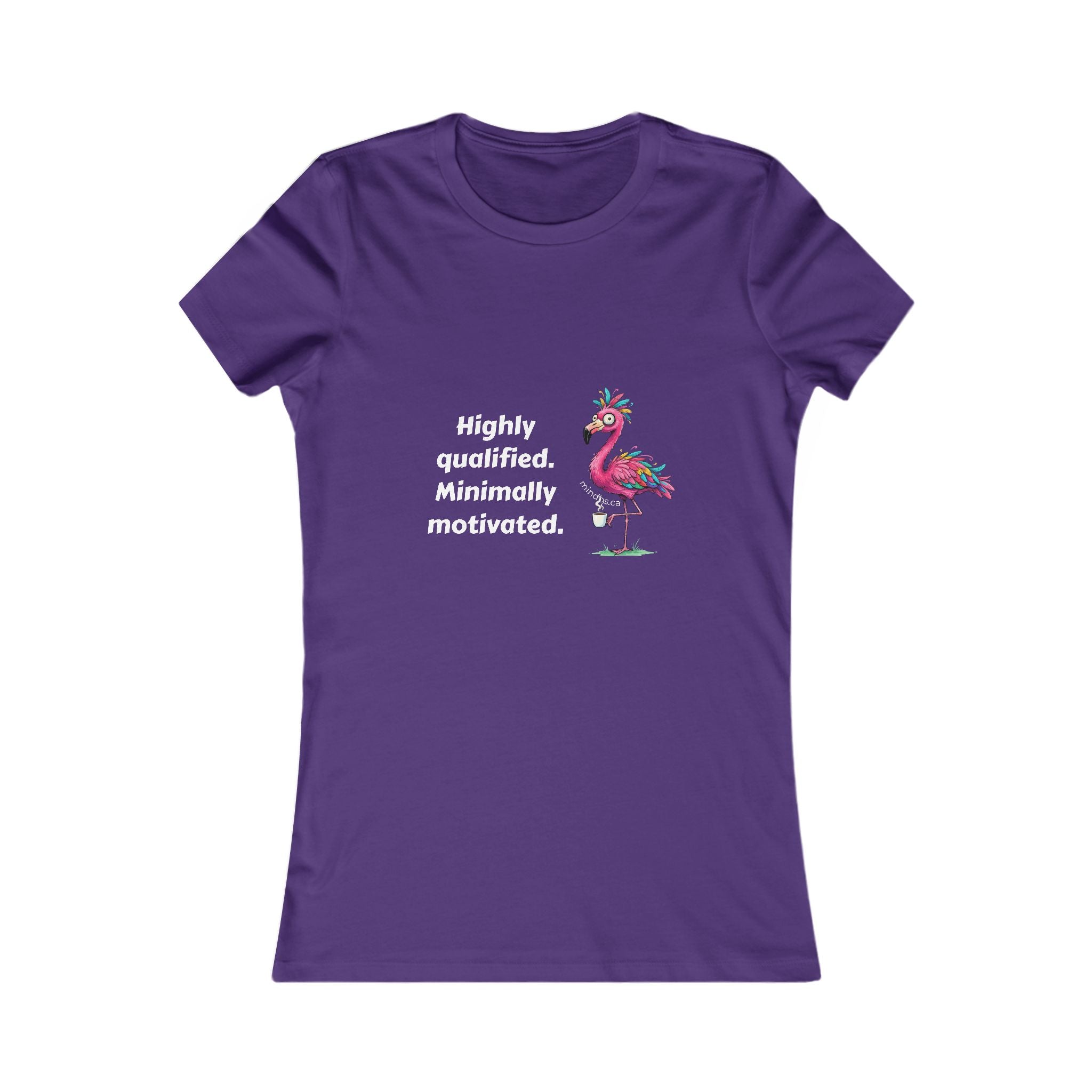 Highly Qualified Minimally Motivated, Women's Tee, T-Shirt, Casual Shirt, Gift for Women, Fun Tee, Everyday Wear, Self-Care Apparel