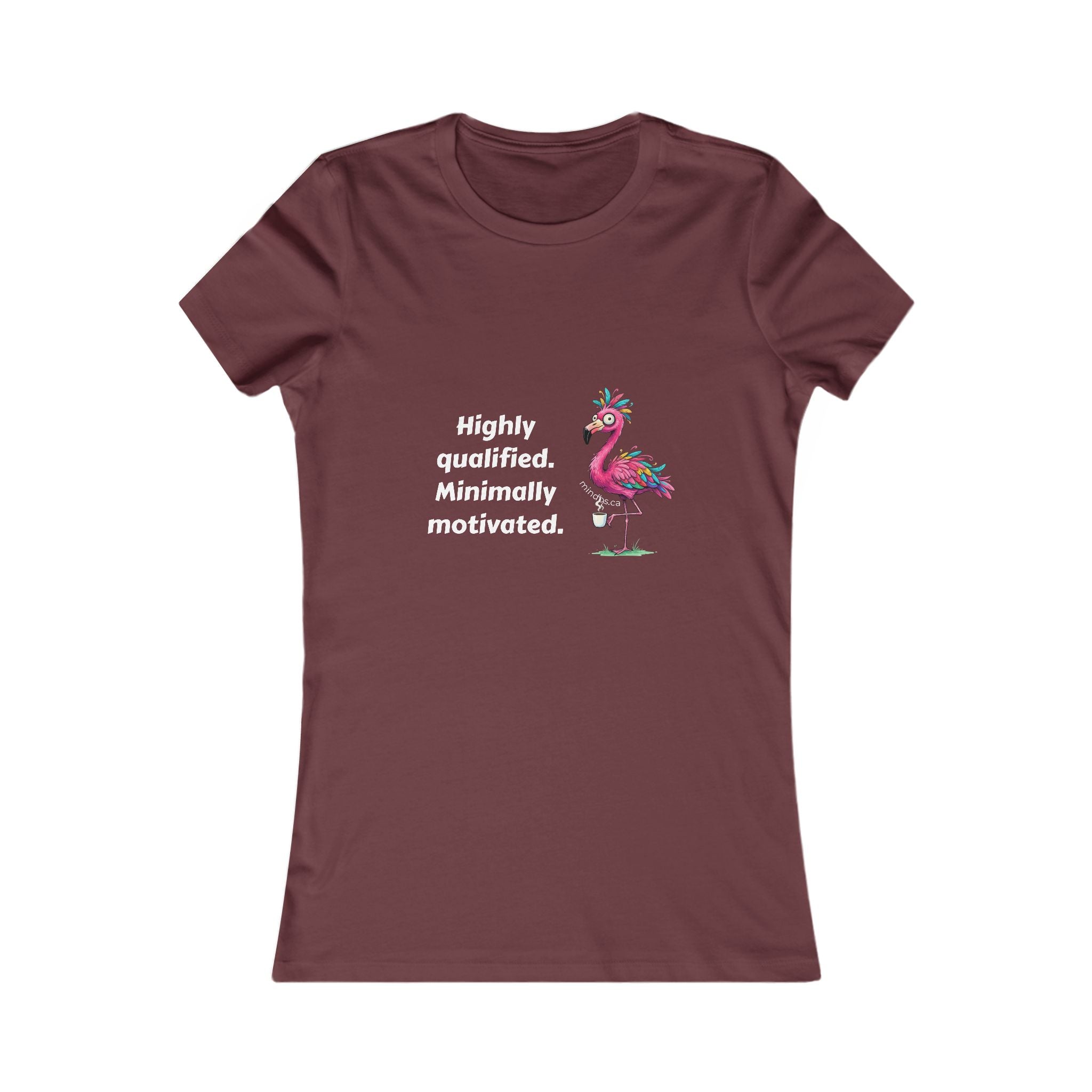 Highly Qualified Minimally Motivated, Women's Tee, T-Shirt, Casual Shirt, Gift for Women, Fun Tee, Everyday Wear, Self-Care Apparel