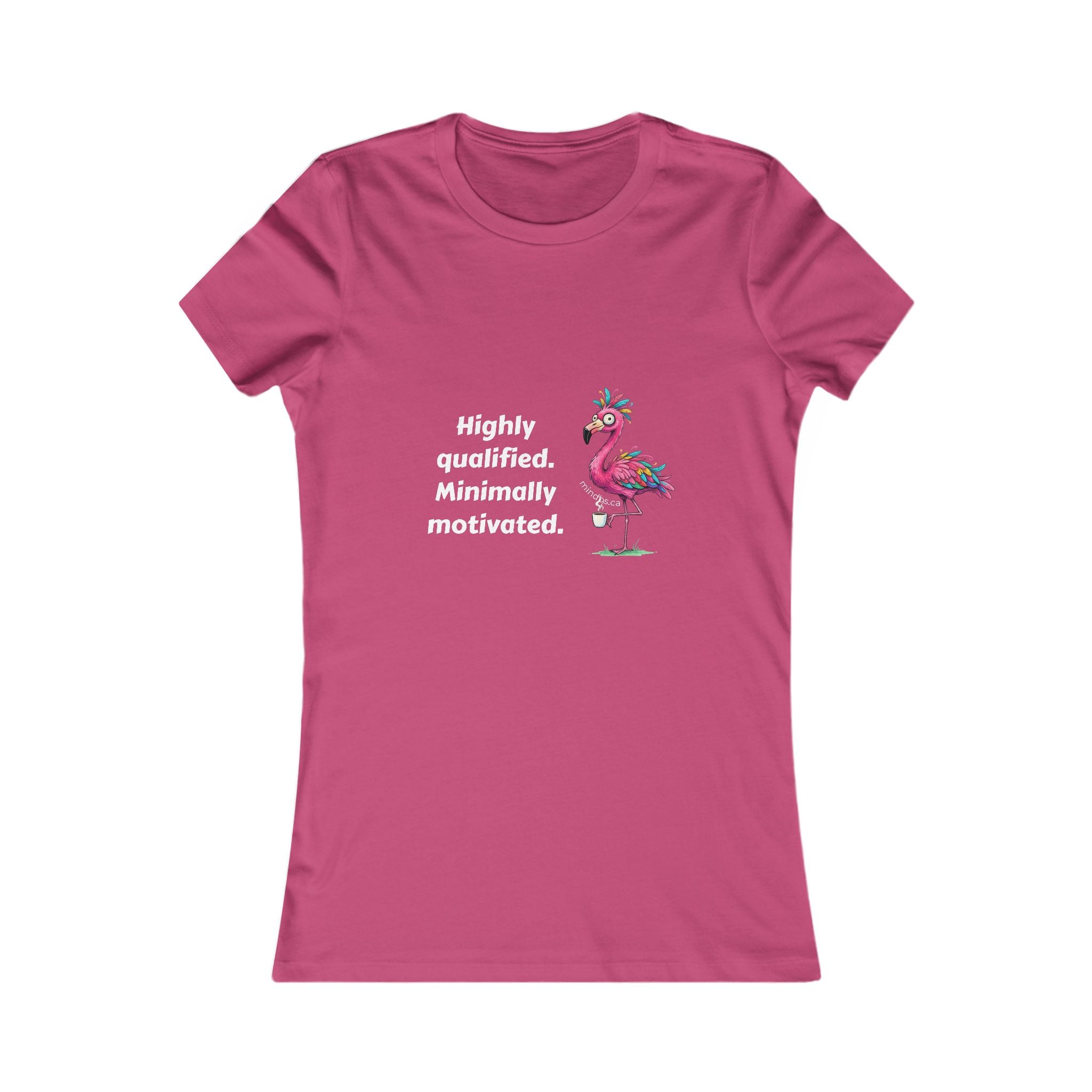 Highly Qualified Minimally Motivated, Women's Tee, T-Shirt, Casual Shirt, Gift for Women, Fun Tee, Everyday Wear, Self-Care Apparel