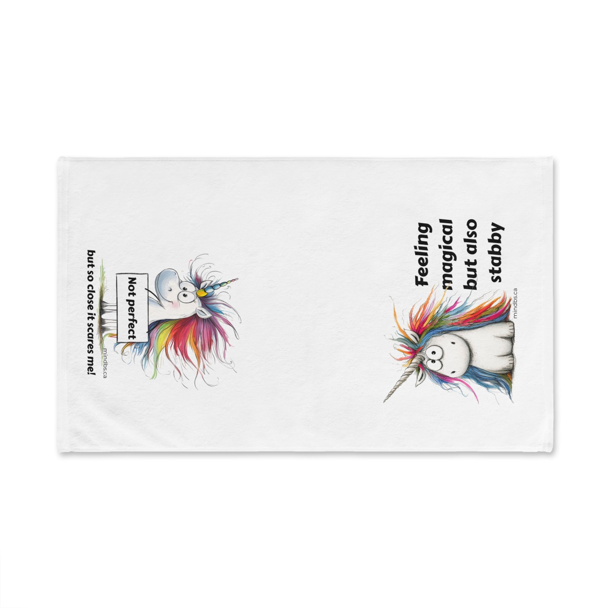 Magical Unicorn Hand Towel, Whimsical Bathroom Decor, Sassy gift for friends, Fun Unicorn Towel, Funny Towels for Home