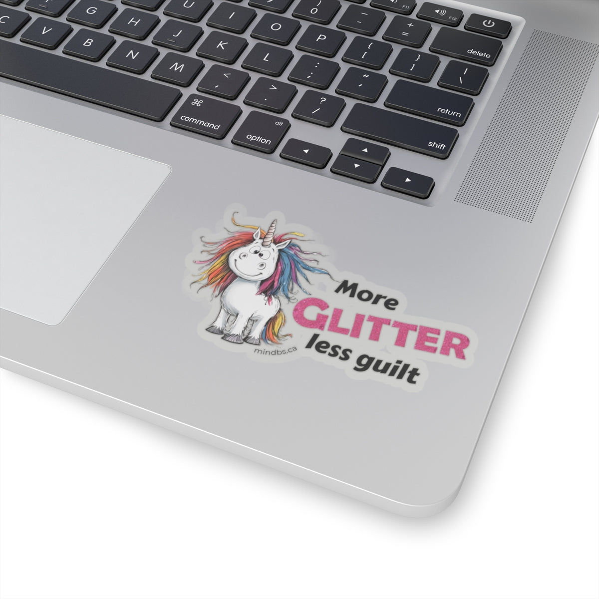 More Glitter Less Guilt, Colorful Unicorn Kiss-Cut Stickers - Fun Décor for Notebooks, Laptops, and Water Bottles, Perfect Gift for Kids and Teens, Unicorn [...]