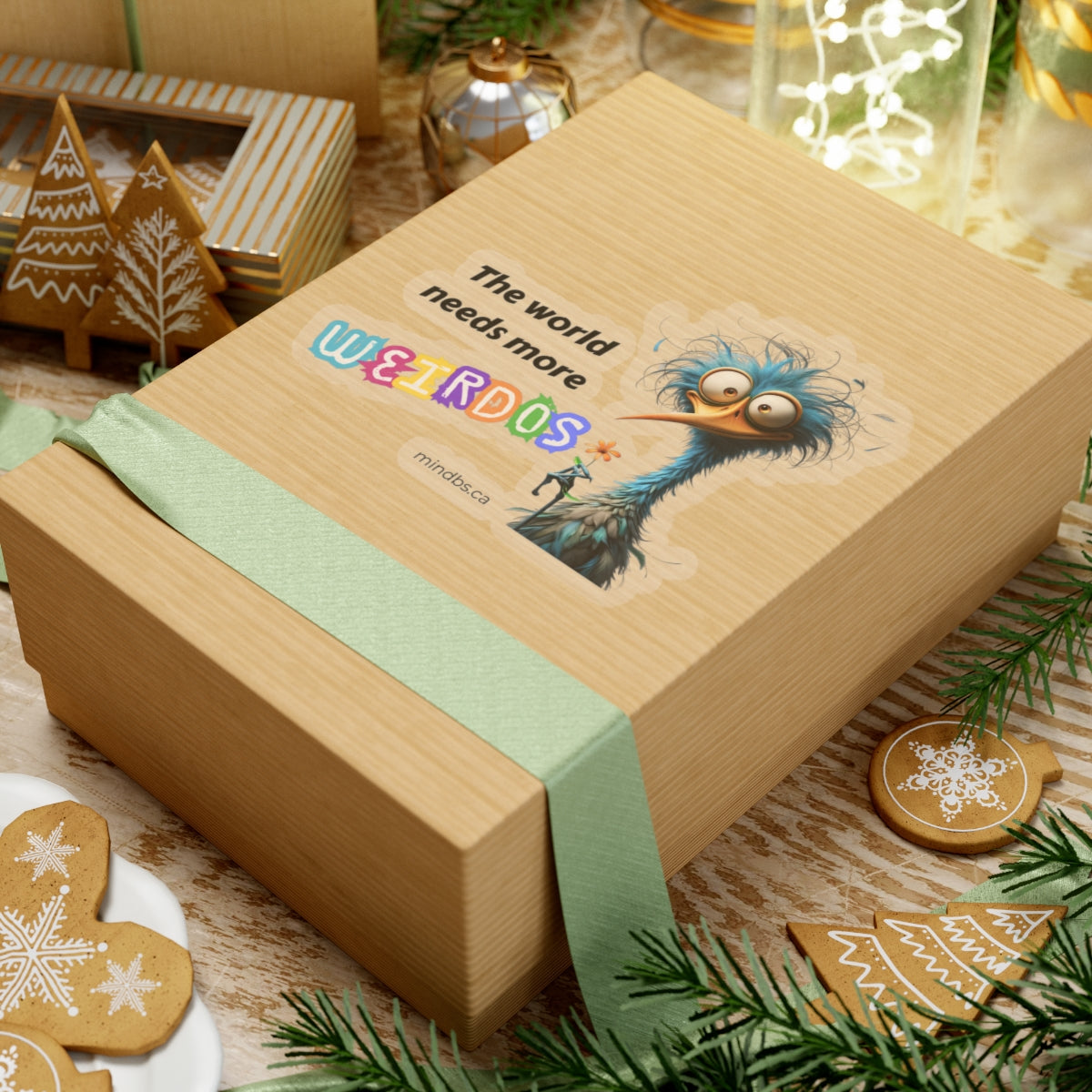 The World Needs More Weirdos, Whimsical Kiss-Cut Stickers - Fun Laptop Decals, Quirky Gift Ideas, Unique Party Favors, Eclectic Home Decor, Creative Arts & Crafts